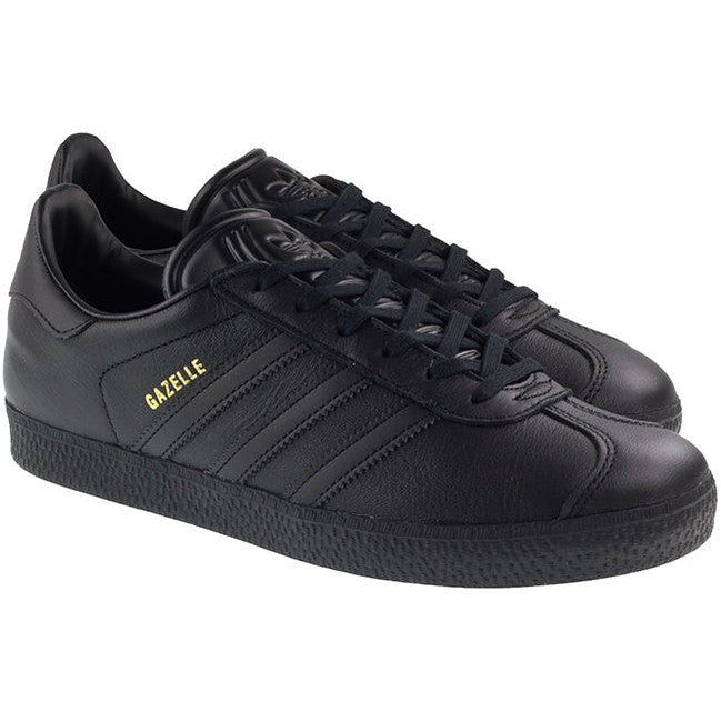 Adidas gazelle junior trainers core black mono Clearance