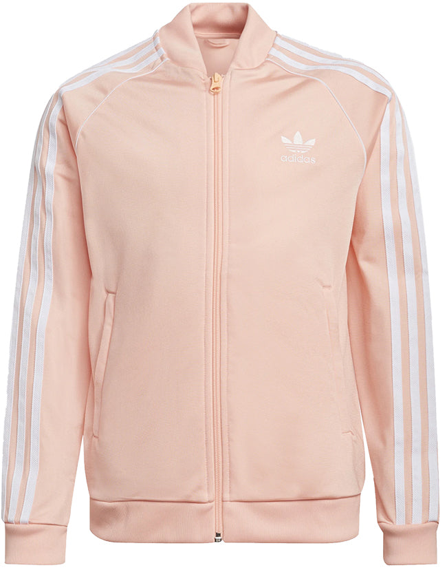 Pink adidas originals shop superstar track jacket