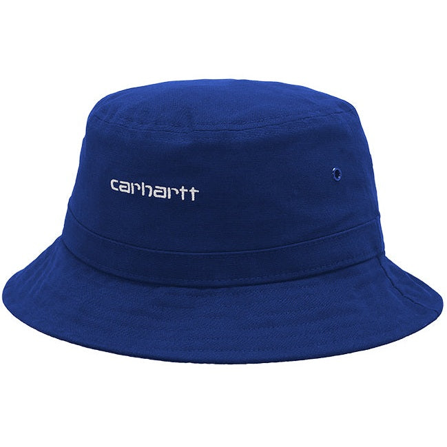 Carhartt WIP Mens Bucket Hat Lazurite White For:Men, Type:Hats & Caps
