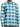 Farah Mens Brewer Slim Fit Long Sleeve Organic Cotton Check Shirt Ocean