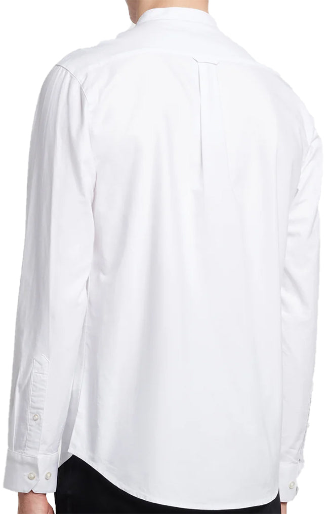 Farah white grandad sales shirt