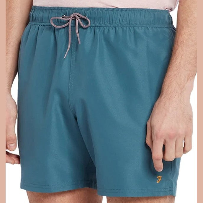 Farah Mens Colbert Plain Swim Short Ocean For:Men, Type:Swim Shorts