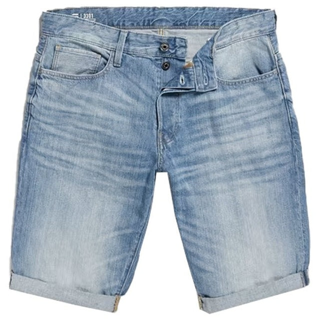 G Star Raw Mens 3301 Short Light Aged For:Men, Type:Shorts