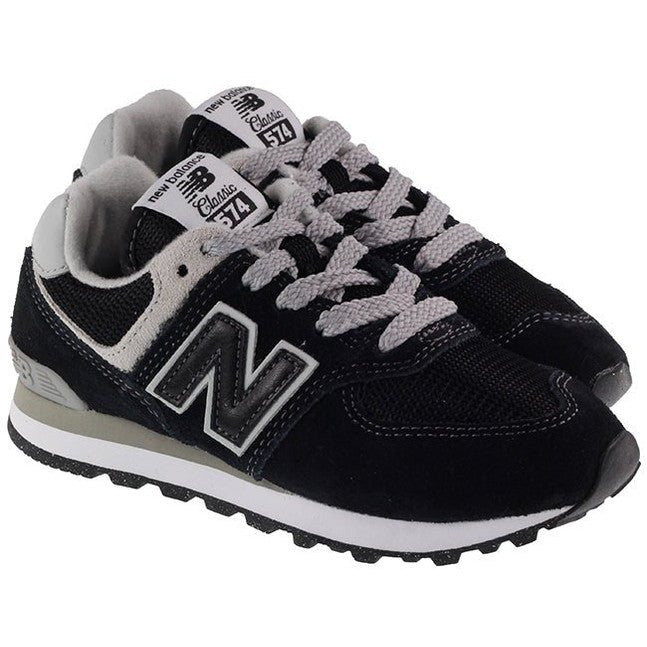 New Balance Trainers Kids 574 Black White For:Boys, For:Girls, For:Kids, Type:Trainers