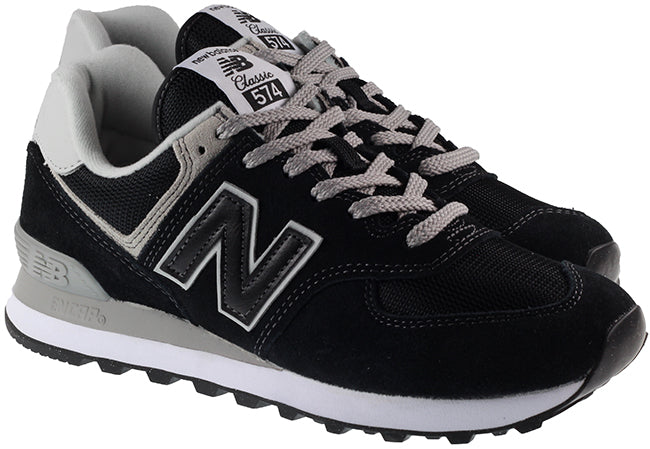 New Balance Trainers Mens 574 Black White I Landau – Landau Store