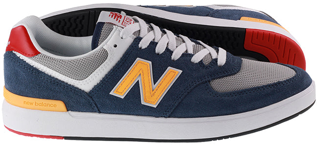 New Balance Trainers Mens Court 574 Grey Yellow I Landau Landau Store