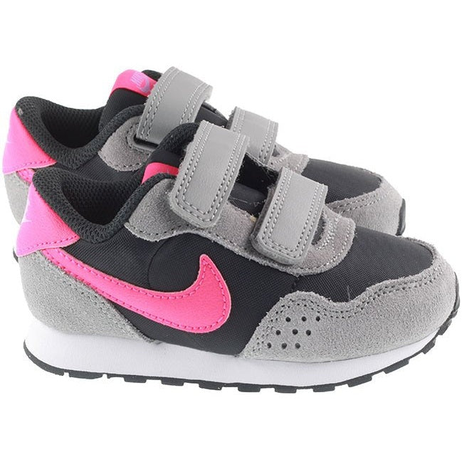 Nike Shoes Infants Valiant Dark Smoke Grey Hyper Pink For:Boys, For:Girls, For:Kids, Type:Shoes - Infant Age 1 - 5