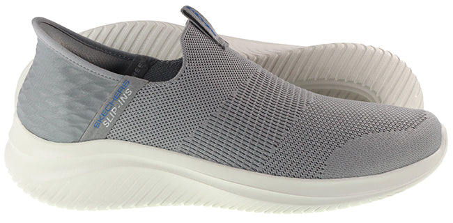 Skechers Trainers Mens Slip-ins Ultra Flex 3.0 Grey | Landau Store