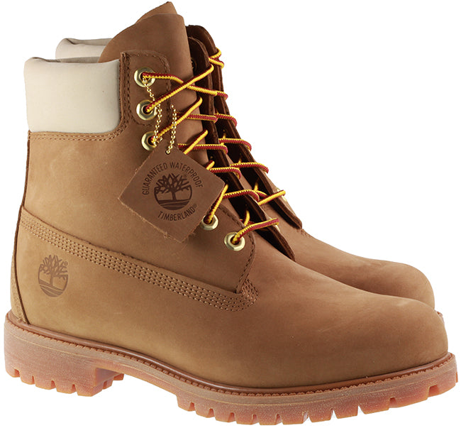 Beige timberland best sale boots mens