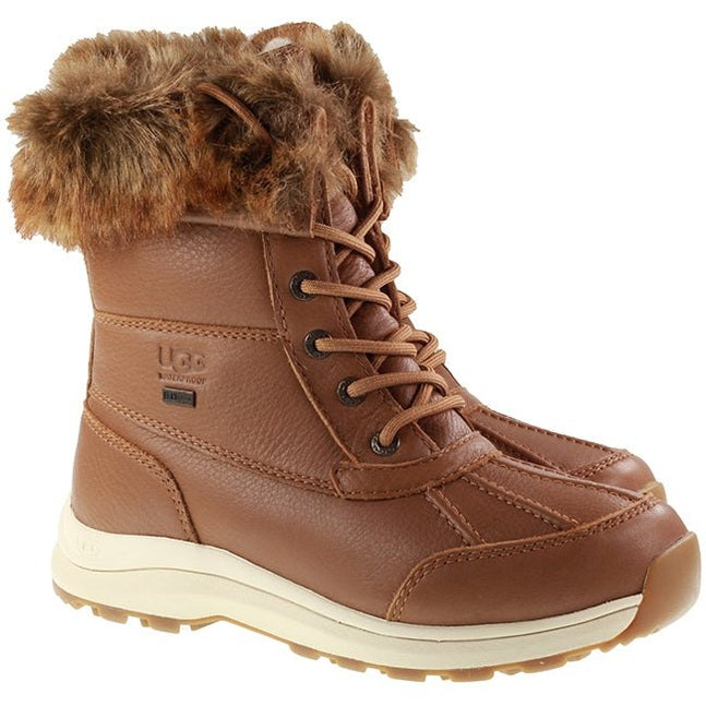 Ugg Boots Womens Adirondack III Tipped Boot Chestnut For:Women, Type:Boots & Shoes