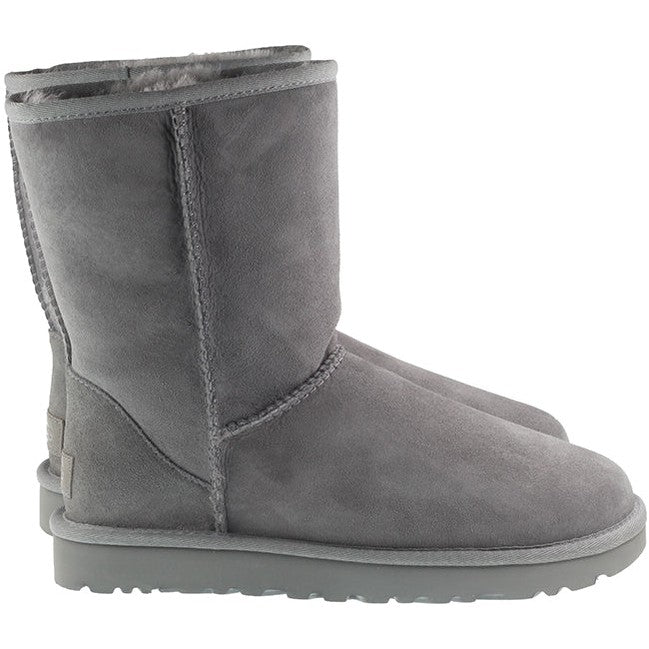Ugg Boots Womens Classic Short II Grey For:Women, Type:Boots & Shoes