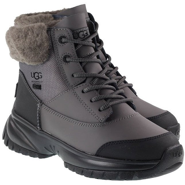 Ugg Boots Womens Yose Fluff Boot Slate For:Women, Type:Boots & Shoes