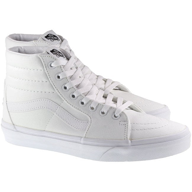 Vans Trainers Mens SK8 Hi True White For:Men, Type:Trainers