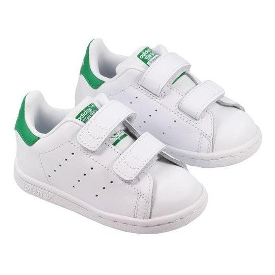 Adidas Trainer Infants Stan Smith White Green For:Boys, For:Girls, For:Kids, Type:Shoes - Infant Age 1 - 5