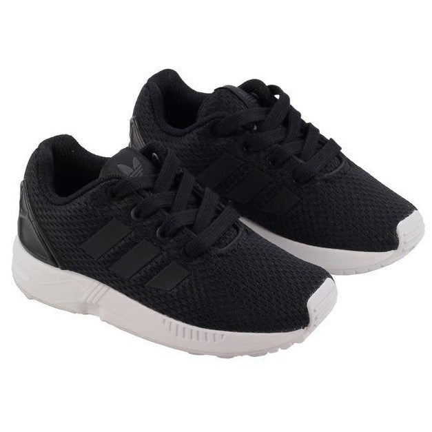 Adidas Trainer Infants ZX Flux Black White For:Boys, For:Girls, For:Kids, Type:Shoes - Infant Age 1 - 5
