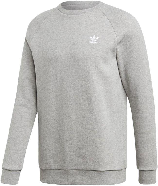 Adidas Originals Mens Essential Sweatshirt Medium Grey Heather White I  Landau – Landau Store