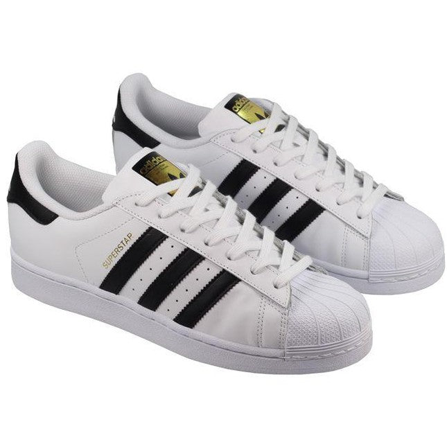 Adidas Originals Trainers Mens Superstar Cloud White Black For:Men, Type:Trainers
