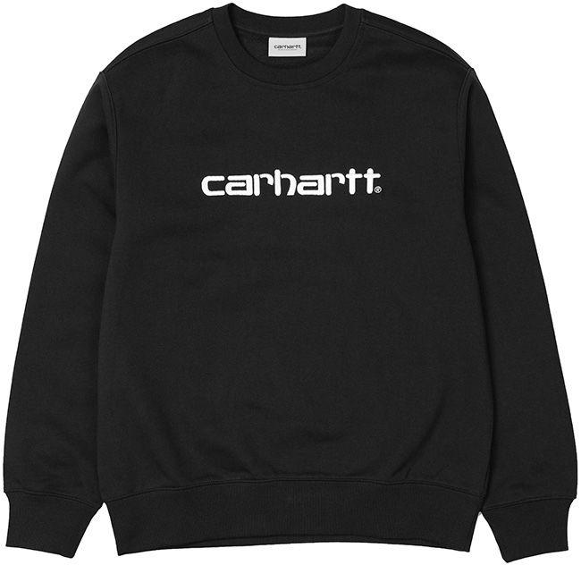 Carhartt Mens Carhartt Sweatshirt Black White