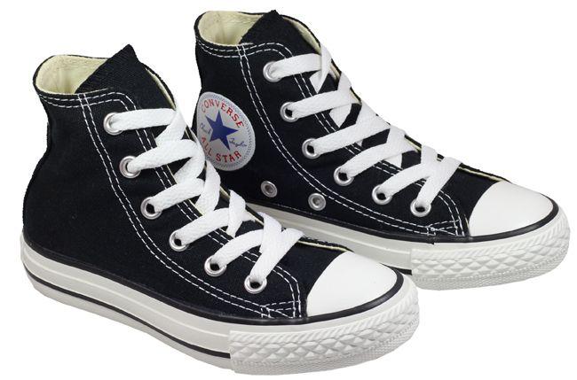 Converse Shoes Kids All Star High Black White