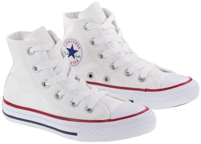 Converse Shoes Kids All Star Ox Hi White