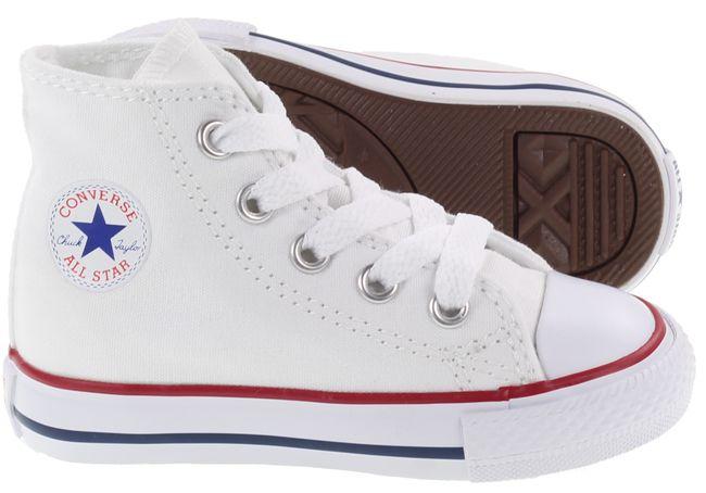 Converse Shoes Kids All Star Ox Hi White