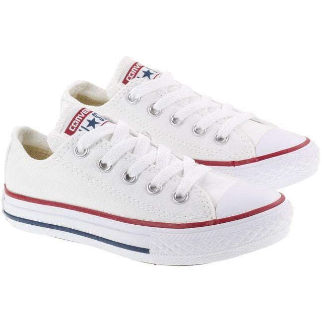 Converse Shoes Kids All Star Ox Low Optical White For:Boys, For:Girls, For:Kids, Type:Shoes - Kids Age 6 - 10