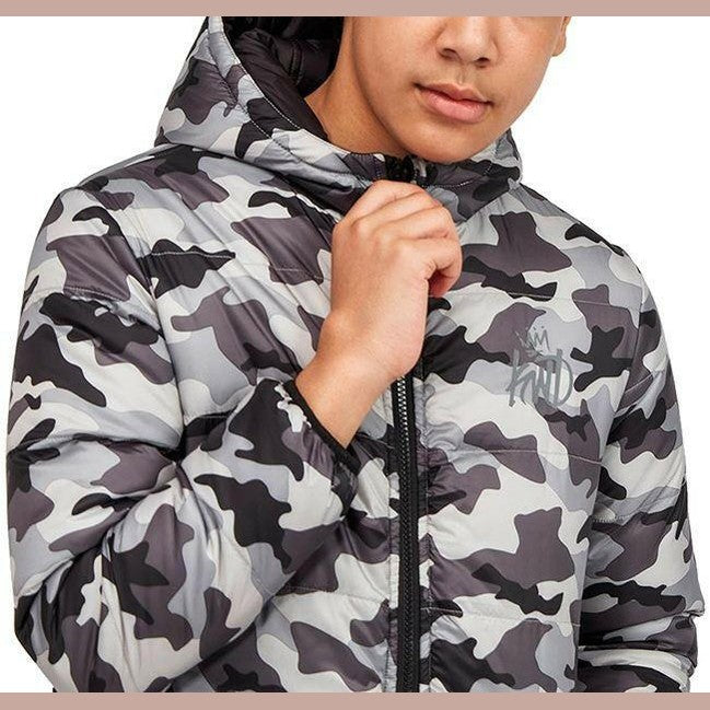 Kings Will Dream Kids Stretford Reversible Jacket Black Camo I Landau Landau Store