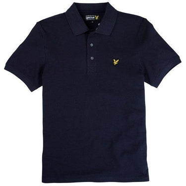 Lyle and Scott Mens Plain Polo Shirt Navy For:Men, Type:T-Shirts & Vests