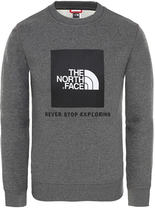The North Face Kids Box Crew Sweatshirt TNF Medium Grey Heather