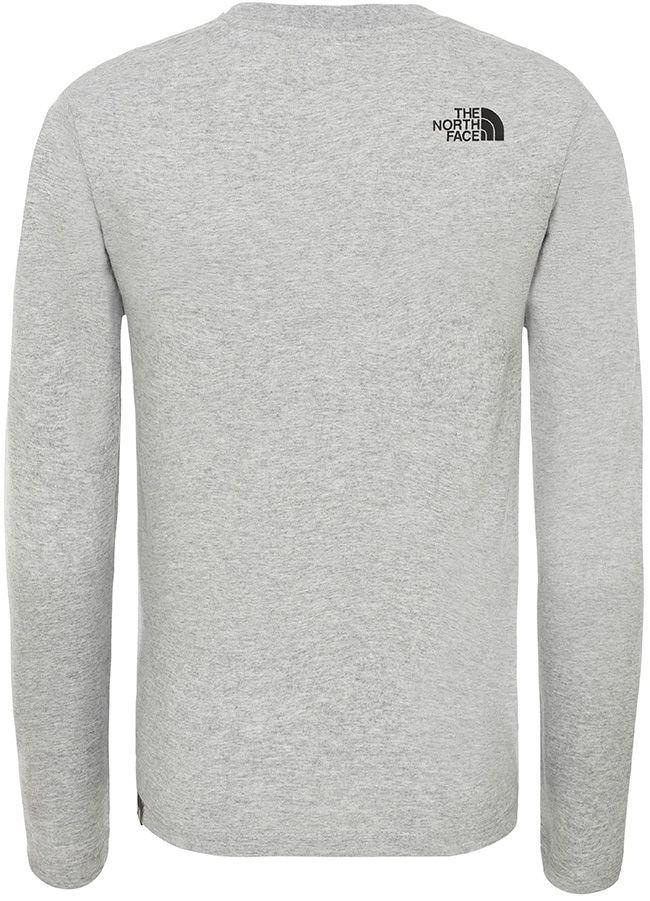 The North Face Kids Easy Long Sleeve T Shirt TNF Light Heather Grey