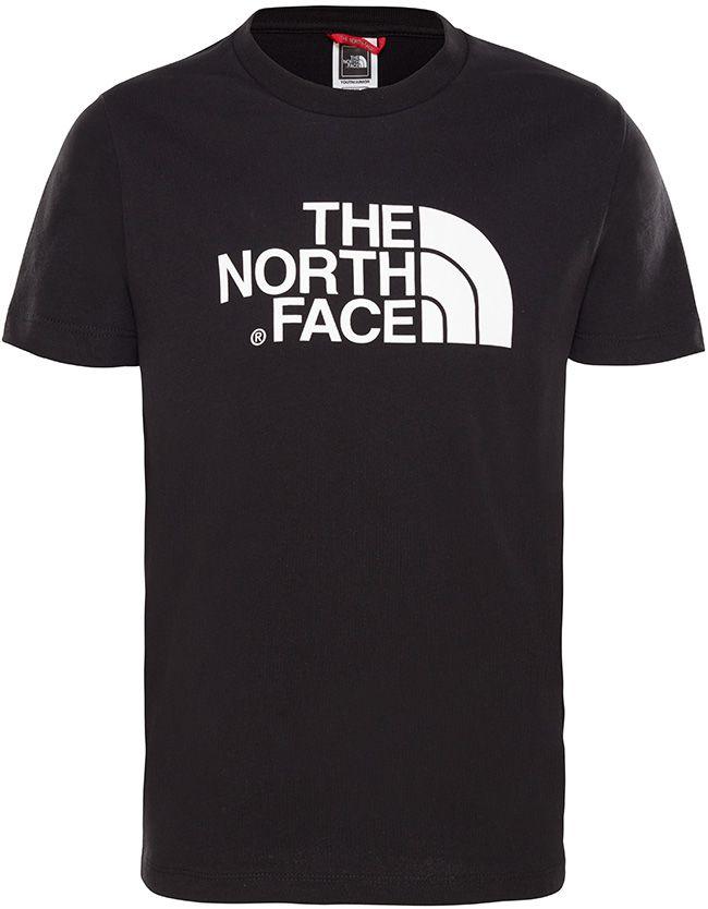 The North Face Kids Easy T Shirt Black White
