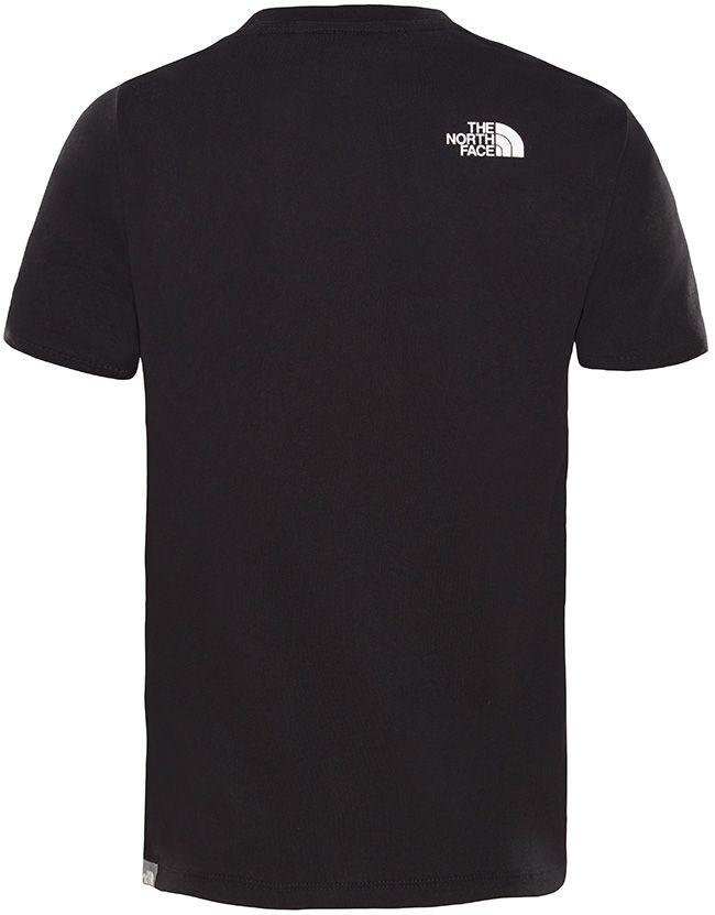 The North Face Kids Easy T Shirt Black White