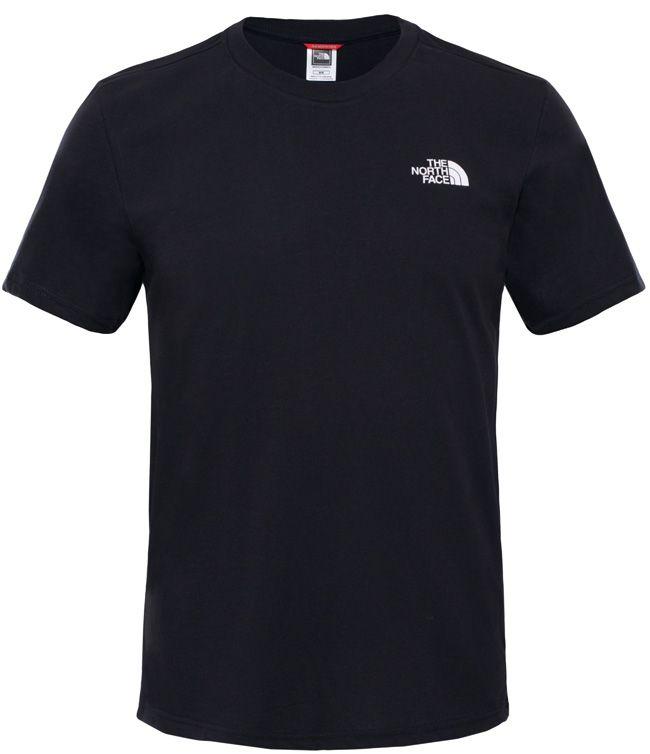 North Face Mens Simple Dome T Shirt Black White