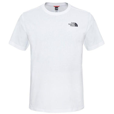 North Face Mens Simple Dome T Shirt White Black