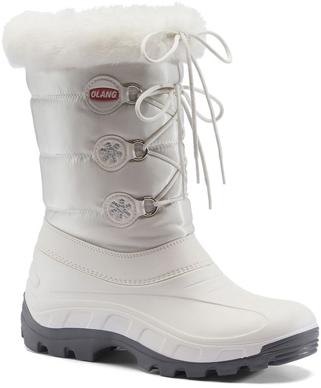 Manby Womens Ski Accessories Olang Patty Boot White | Landau Store