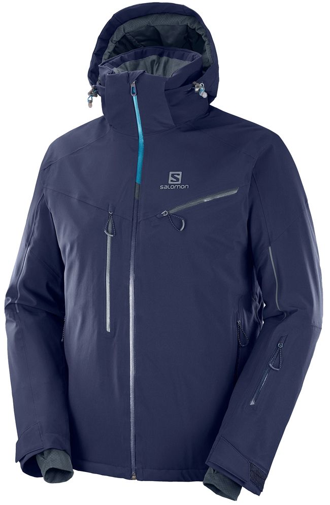 Salomon Ski Clothing Mens IceSpeed Jacket Night Sky | Landau Store