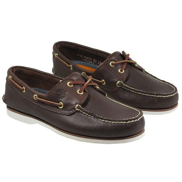 Timberland Boots Mens Boat Shoe Brown White For:Men, Type:Boots & Shoes
