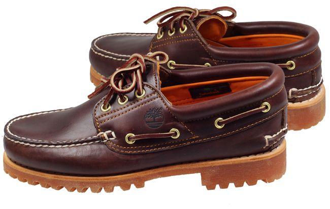 Timberland Boots Mens Heritage Classic Boat Shoe Brown
