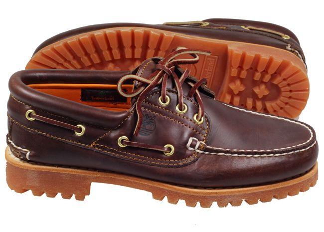 Timberland Boots Mens Heritage Classic Boat Shoe Brown