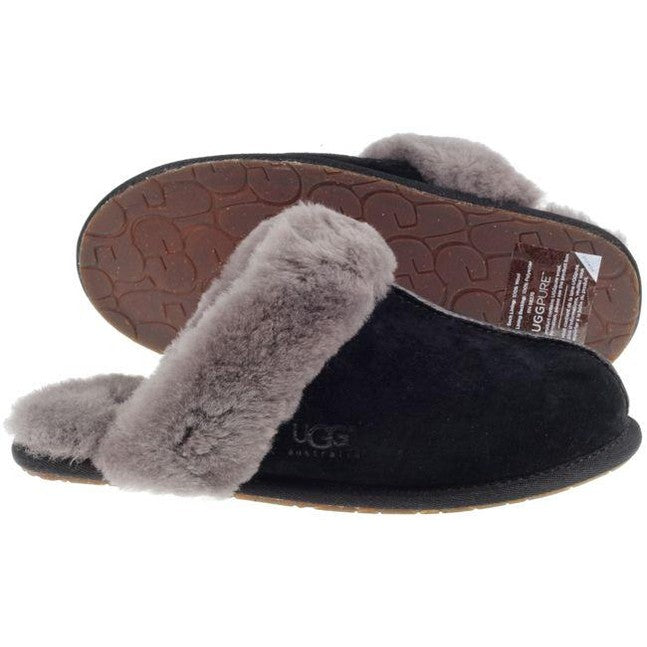 Ugg Boots Ugg Scuffette Slippers Black And Grey Ugg Boots Ugg