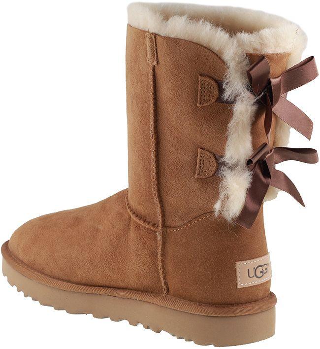 Ugg Womens Boots Bailey Bow II Chestnut