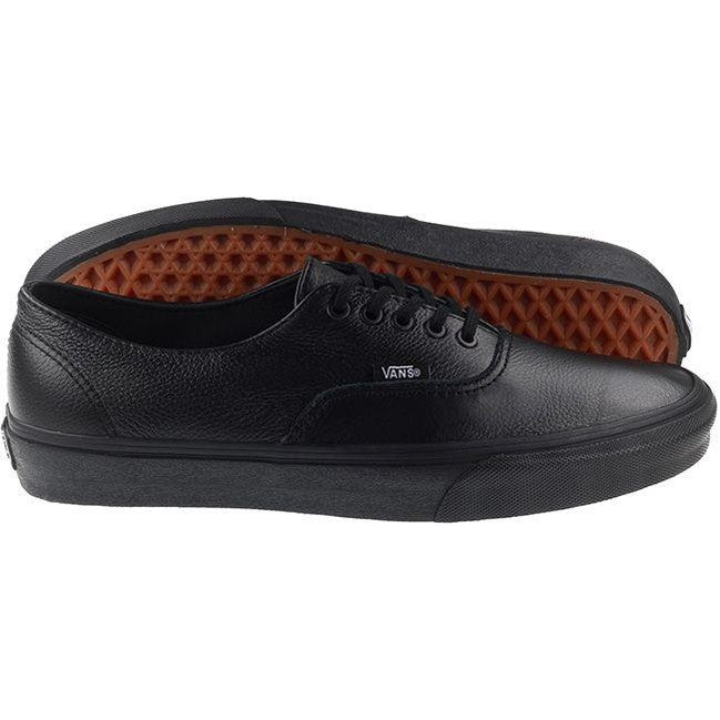 Vans authentic decon black leather Clearance